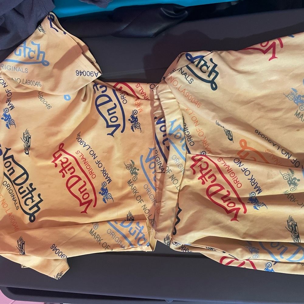 Von Dutch Multicolor Logo Print two piece